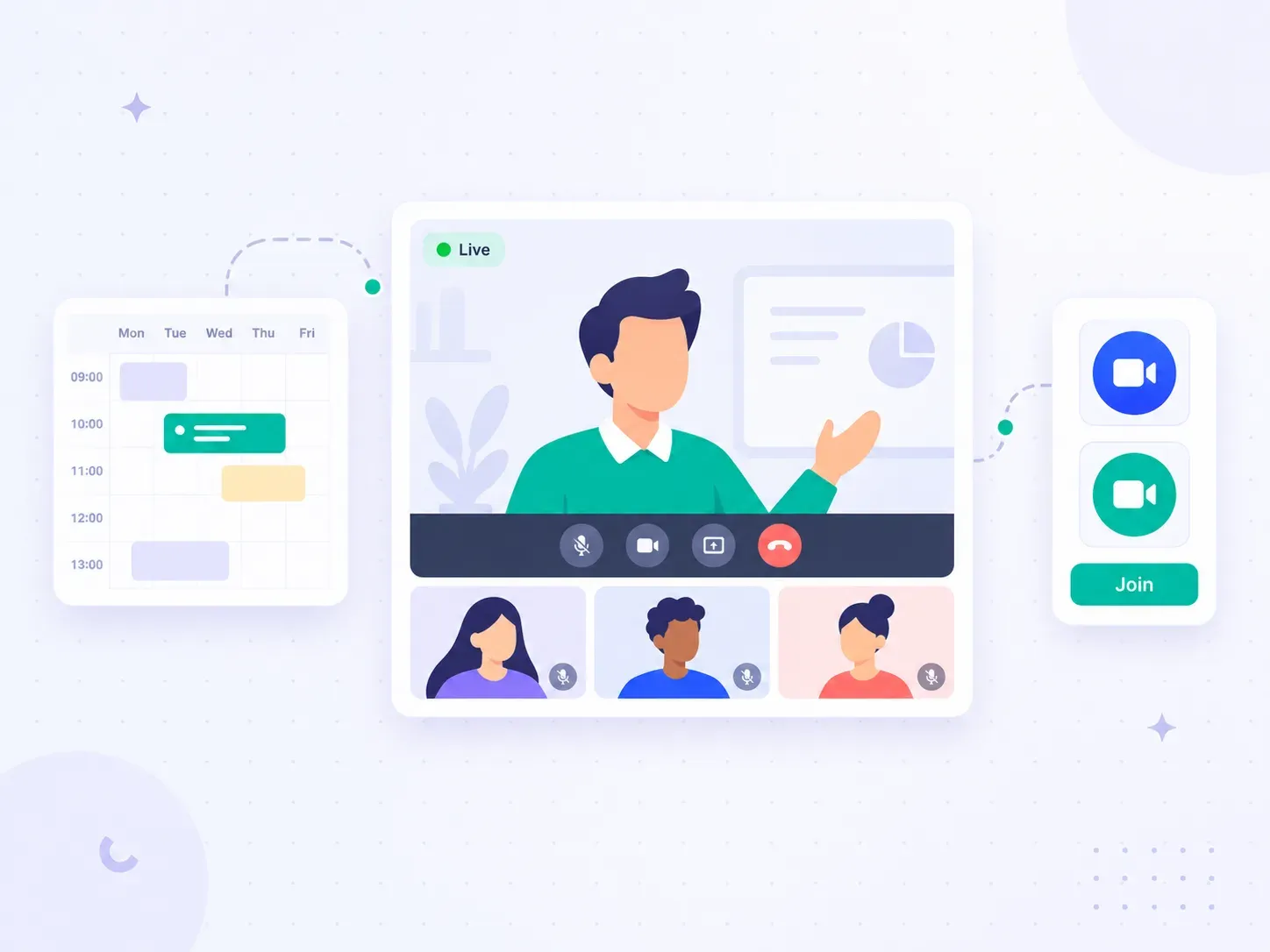 Zoom & Google Meet Live Classes